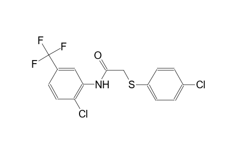 acetamide, 2-[(4-chlorophenyl)thio]-N-[2-chloro-5-(trifluoromethyl)phenyl]-