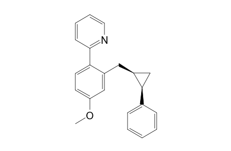 2-{4-Methoxy-2-[(cis-2-phenylcyclopropyl)methyl]phenyl}pyridine
