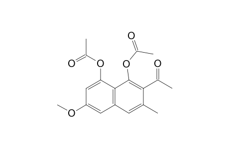 2-ACETYL-3-METHYL-6-METHOXYNAPHTHALENE-1,8-DIOL-DIACETATE;NAKAHALENE-DIACETATE