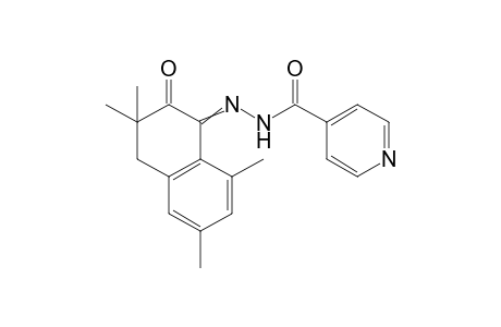 isonicotinic acid, (3,4-dihydro-2-oxo-3,3,6,8-tetramethyl-1(2H)-naphthylidene)hydrazide