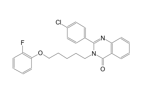 2-(4-chlorophenyl)-3-[5-(2-fluorophenoxy)pentyl]-4(3H)-quinazolinone