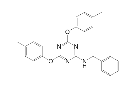2-(benzylamino)-4,6-bis(p-tolyloxy)-s-triazine