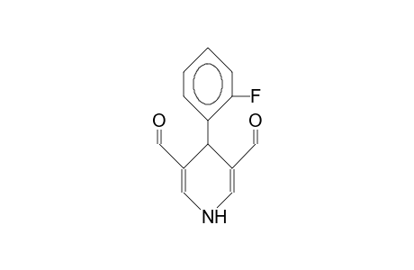 4-(2-Fluoro-phenyl)-1,4-dihydro-pyridine-3,5-dicarbaldehyde