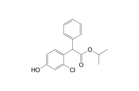iso-Propyl .alpha.-(2-chloro-4-hydroxyphenyl)phenylacetate