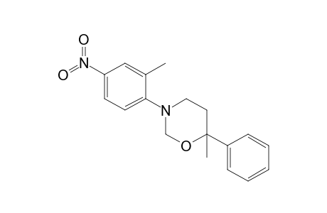 6-Methyl-3-(2-methyl-4-nitro-phenyl)-6-phenyl-1,3-oxazinane