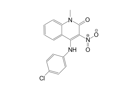 4-(4-chloroanilino)-1-methyl-3-nitro-2(1H)-quinolinone