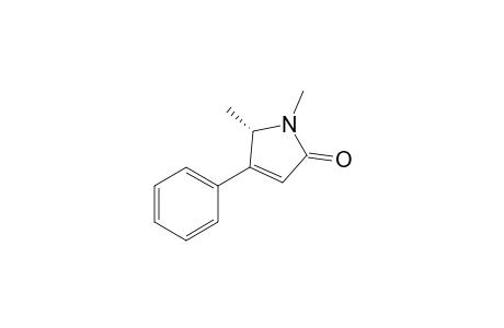 (2S)-1,2-dimethyl-3-phenyl-2H-pyrrol-5-one