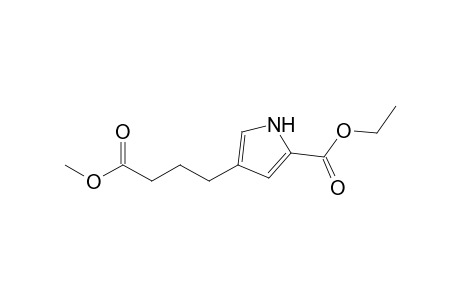 4-(4-keto-4-methoxy-butyl)-1H-pyrrole-2-carboxylic acid ethyl ester