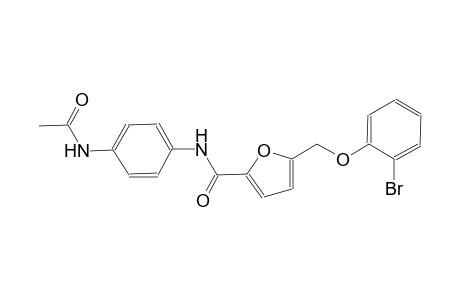 N-[4-(acetylamino)phenyl]-5-[(2-bromophenoxy)methyl]-2-furamide