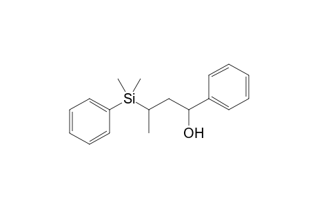(1RS,3RS)-3-Dimethyl(phenyl)silyl-1-phenylbutan-1-ol