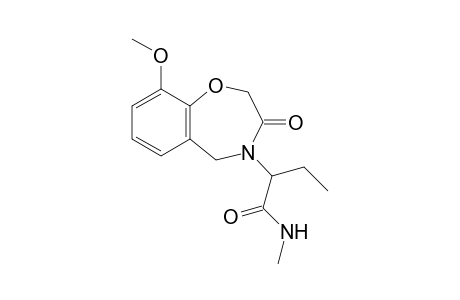 2-Ethyl-2-(9-methoxy-3-oxo-2,3-dihydrobenzo[f][1,4]oxazepin-4(5H)-yl)-N-methylacetamide