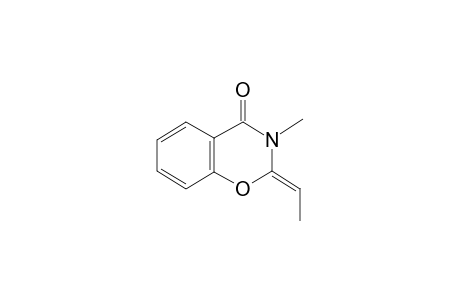 (2Z)-2-Ethylidene-3-methyl-2,3-dihydro-4H-1,3-benzoxazin-4-one