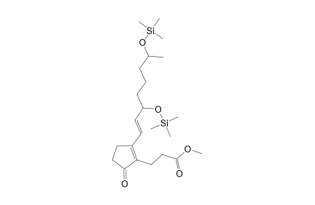 1-Cyclopentene-1-propanoic acid, 2-[3,7-bis[(trimethylsilyl)oxy]-1-octenyl]-5-oxo-, methyl ester