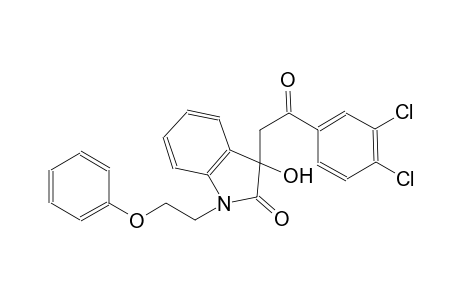 2H-indol-2-one, 3-[2-(3,4-dichlorophenyl)-2-oxoethyl]-1,3-dihydro-3-hydroxy-1-(2-phenoxyethyl)-