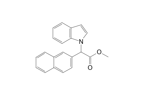 methyl 2-indol-1-yl-2-(2-naphthyl)acetate
