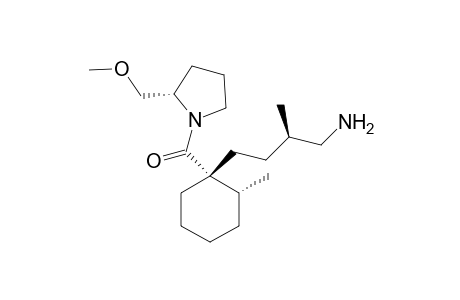 ((1R,2R)-1-((R)-4-amino-3-methylbutyl)-2-methylcyclohexyl)((S)-2-(methoxymethyl)pyrrolidin-1-yl)methanone
