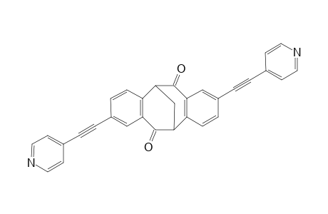 (+-)-2,8-Bis(4-ethynylpyridyl)dibenzobicyclo[b,f][3.3.1]nona-5a,6a-diene-6,12-dione