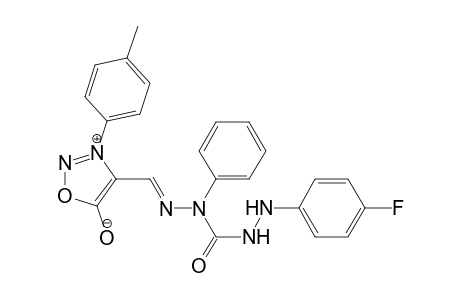 3-(4-Methylphenyl)sydnon-4-ylaldehyde 5-(4-fluorophenyl)-2-(phenyl)carbazone