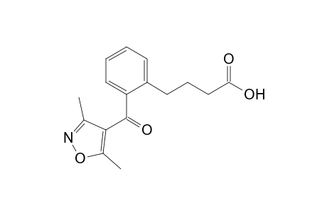 4-[2'-(3'',5''-Dimethylisoxazol-4''-yl)carbonyl]-phenylbutyric acid
