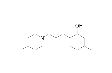 5-methyl-2-[1-methyl-3-(4-methyl-1-piperidyl)propyl]cyclohexanol