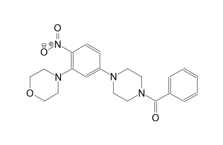 4-[5-(4-benzoyl-1-piperazinyl)-2-nitrophenyl]morpholine