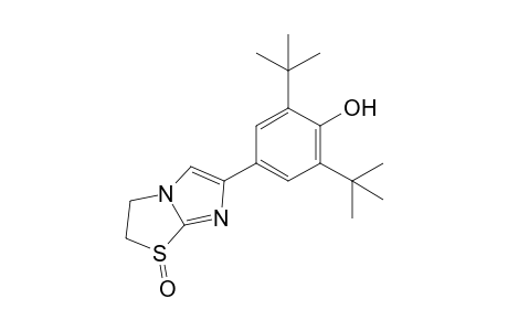 2,6-di-tert-butyl-4-(2,3-dihydroimidazo[2,1-b]thiazol-6-yl)phenol, S-oxide