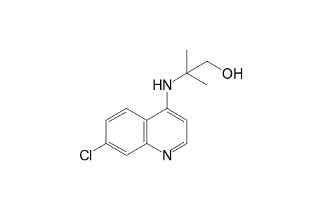2-[(7-chloro-4-quinolyl)amino]-2-methyl-1-propanol