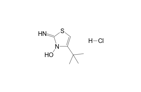 2(3H)-Thiazolimine, 4-(1,1-dimethylethyl)-3-hydroxy-, monohydrochloride