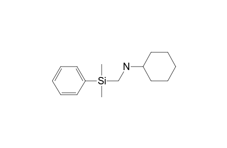 cyclohexyl-[(dimethyl-phenyl-silyl)methyl]amine