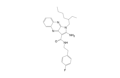 2-amino-1-(2-ethylhexyl)-N-[2-(4-fluorophenyl)ethyl]-1H-pyrrolo[2,3-b]quinoxaline-3-carboxamide