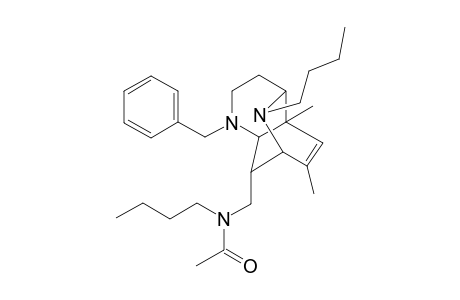 N-(6-Benzyl-2-butyl-8,10-dimethyl-2,6-diazatricyclo[5.3.1.0(3,8)]undec-9-en-11-ylmethyl)-N-butylacetamide