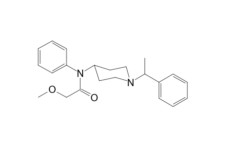 2-Methoxy-N-phenyl-N-[1-(1-phenylethyl)piperidin-4-yl]acetamide