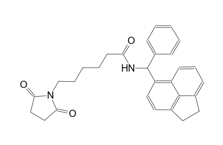 N-[1,2-dihydro-5-acenaphthylenyl(phenyl)methyl]-6-(2,5-dioxo-1-pyrrolidinyl)hexanamide