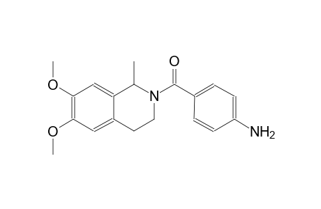 benzenamine, 4-[(3,4-dihydro-6,7-dimethoxy-1-methyl-2(1H)-isoquinolinyl)carbonyl]-