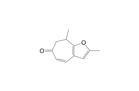 2,8-Dimethyl-7,8-dihydro-6H-cyclohepta[b]furan-6-one