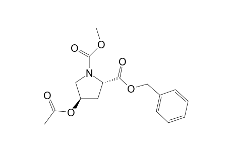 2-Benzyl 1-methyl (2S,4R)-4-Acetoxy-1,2-pyrrolidicarboxylate