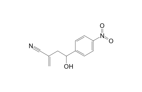 4-Hydroxy-2-methylene-4-(4-nitrophenyl)butanenitrile