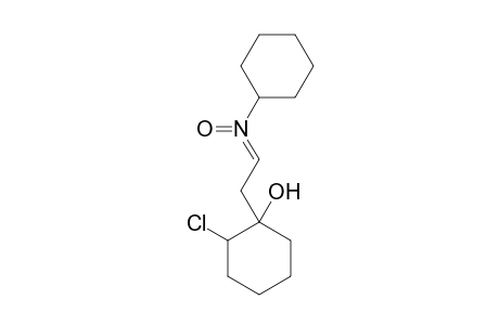 2-(2-Chloranyl-1-oxidanyl-cyclohexyl)-N-cyclohexyl-ethanimine oxide