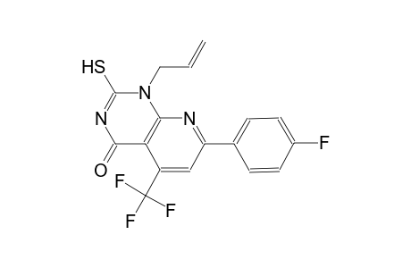 pyrido[2,3-d]pyrimidin-4(1H)-one, 7-(4-fluorophenyl)-2-mercapto-1-(2-propenyl)-5-(trifluoromethyl)-