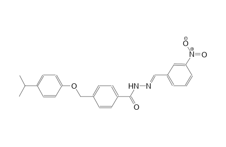 4-[(4-isopropylphenoxy)methyl]-N'-[(E)-(3-nitrophenyl)methylidene]benzohydrazide