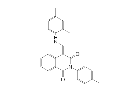 1,3(2H,4H)-isoquinolinedione, 4-[[(2,4-dimethylphenyl)amino]methylene]-2-(4-methylphenyl)-, (4E)-
