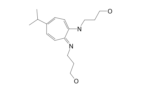 3-[[2-[(3-HYDROXYPROPYL)-AMINO]-5-ISOPROPYL-2,4,6-CYCLOHEPTATRIEN-1-YLIDENE]-AMINO]-1-PROPANOL