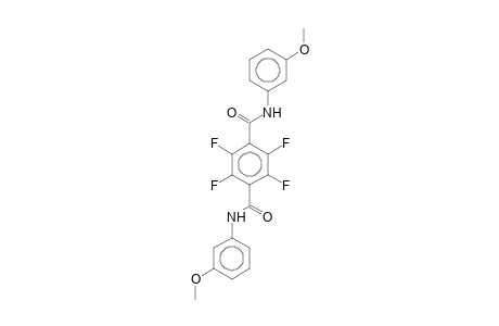 2,3,5,6-tetrafluoro-1-N,4-N-bis(3-methoxyphenyl)benzene-1,4-dicarboxamide