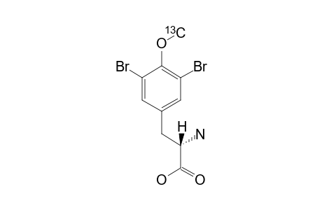 [METHYL-13C]-L-3,5-DIBROMO-O-METHYLTYROSINE
