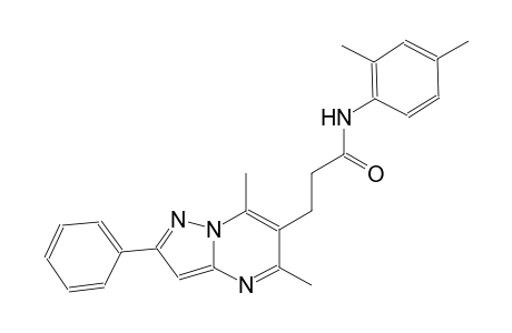 pyrazolo[1,5-a]pyrimidine-6-propanamide, N-(2,4-dimethylphenyl)-5,7-dimethyl-2-phenyl-