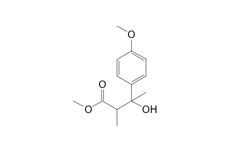 3-Hydroxy-3-(4-methoxyphenyl)-2-methyl-butyric acid methyl ester