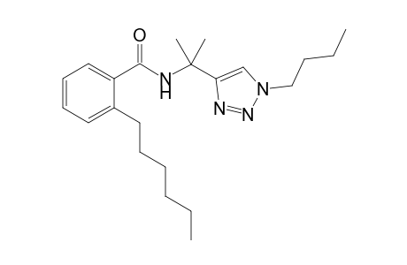 N-[2-(1-n-Butyl-1H-1,2,3-triazol-4-yl)propan-2-yl]-2-n-hexylbenzamide