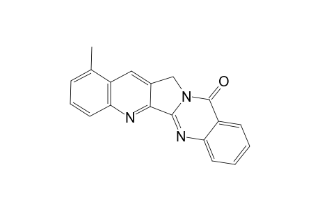1-Methylquinolino[2',3':3,4]pyrrolo[2,1-b]quinazolin-11(13H)-one (1-methylluotonin A)