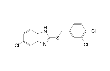 5-chloro-2-[(3,4-dichlorobenzyl)sulfanyl]-1H-benzimidazole