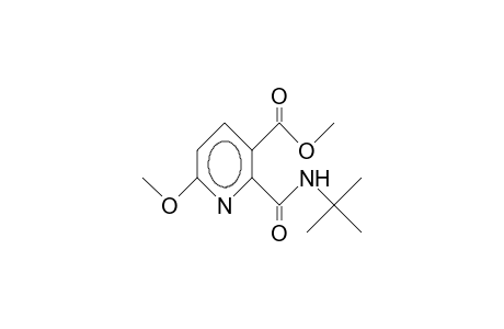 6-Methoxy-2,3-pyridinedicarboxylic acid, 2-N-T-bu tyl amide 3-methyl ester